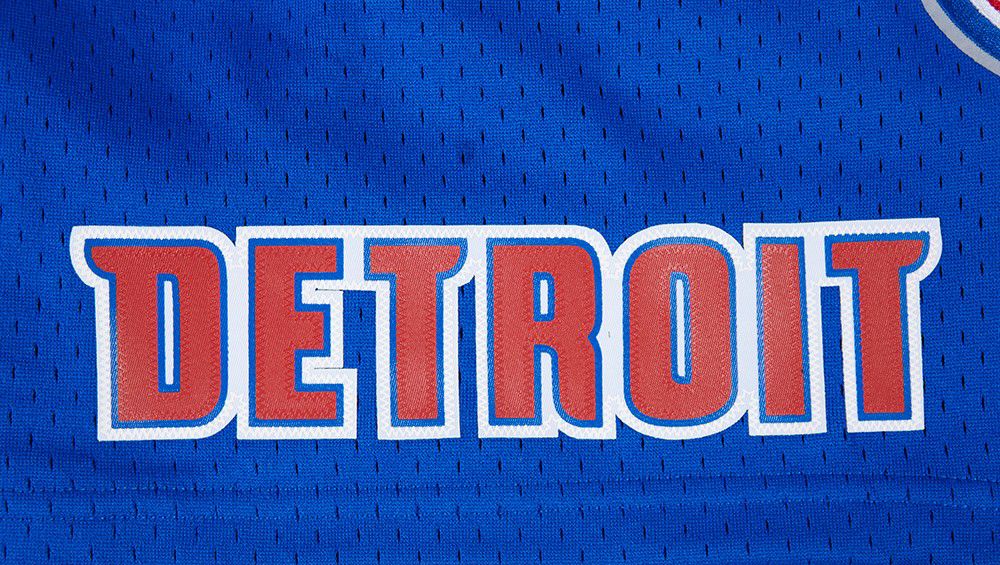 Pro Standard Men's Detroit Pistons Blue Classic Mesh Shorts product image