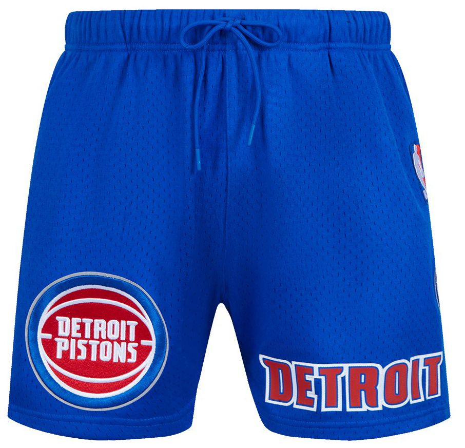 Pro Standard Men's Detroit Pistons Blue Classic Mesh Shorts product image