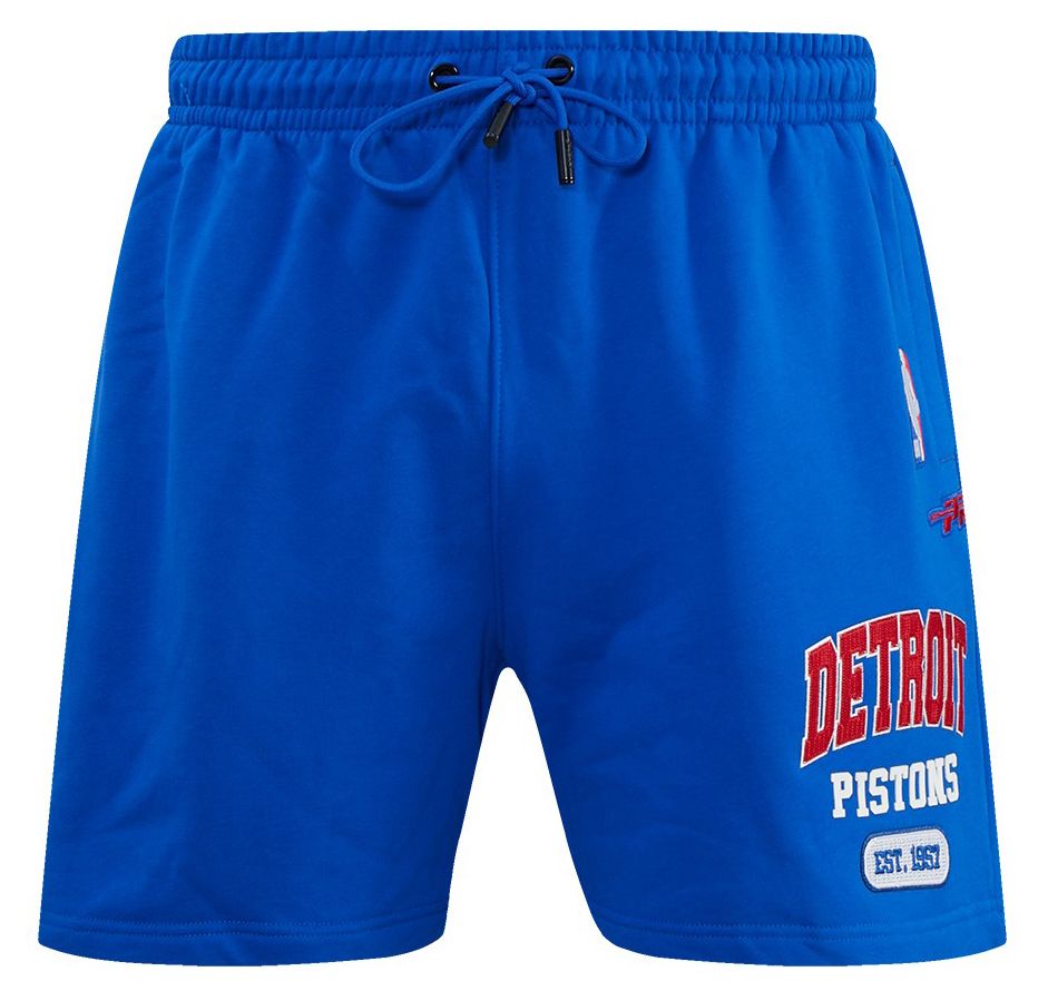 Pro Standard Men's Detroit Pistons Blue City Arch Fleece Short product image
