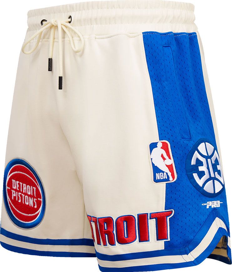 Pro Standard Adult Detroit Pistons White Retro Shorts product image
