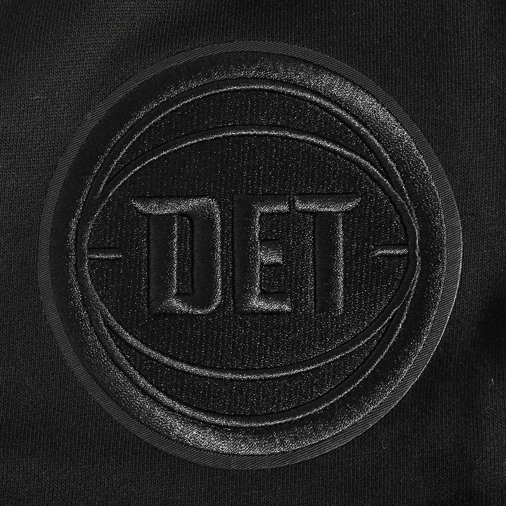 Pro Standard Men's Detroit Pistons Black Neutral Fleece Shorts product image