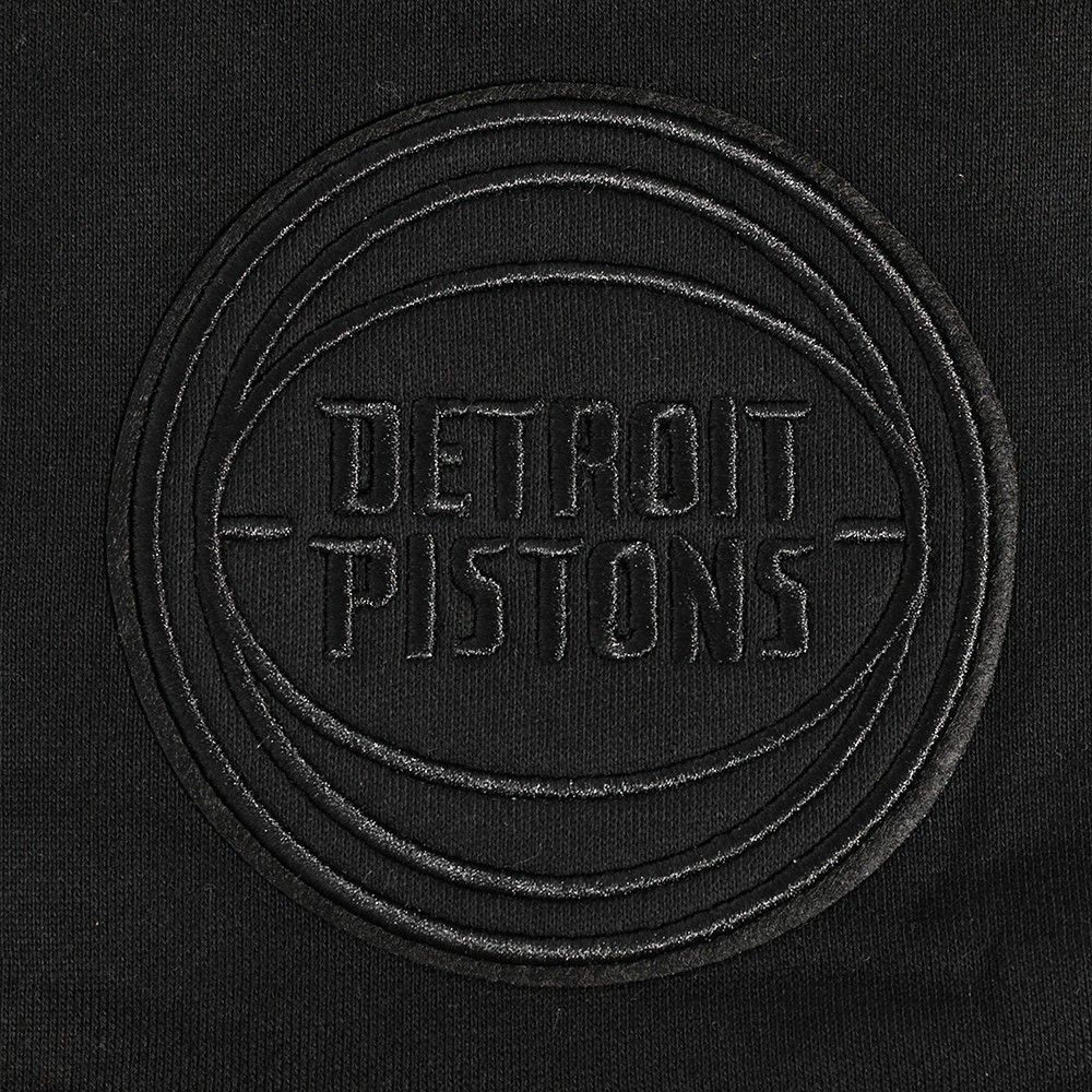 Pro Standard Men's Detroit Pistons Black Neutral Fleece Shorts product image
