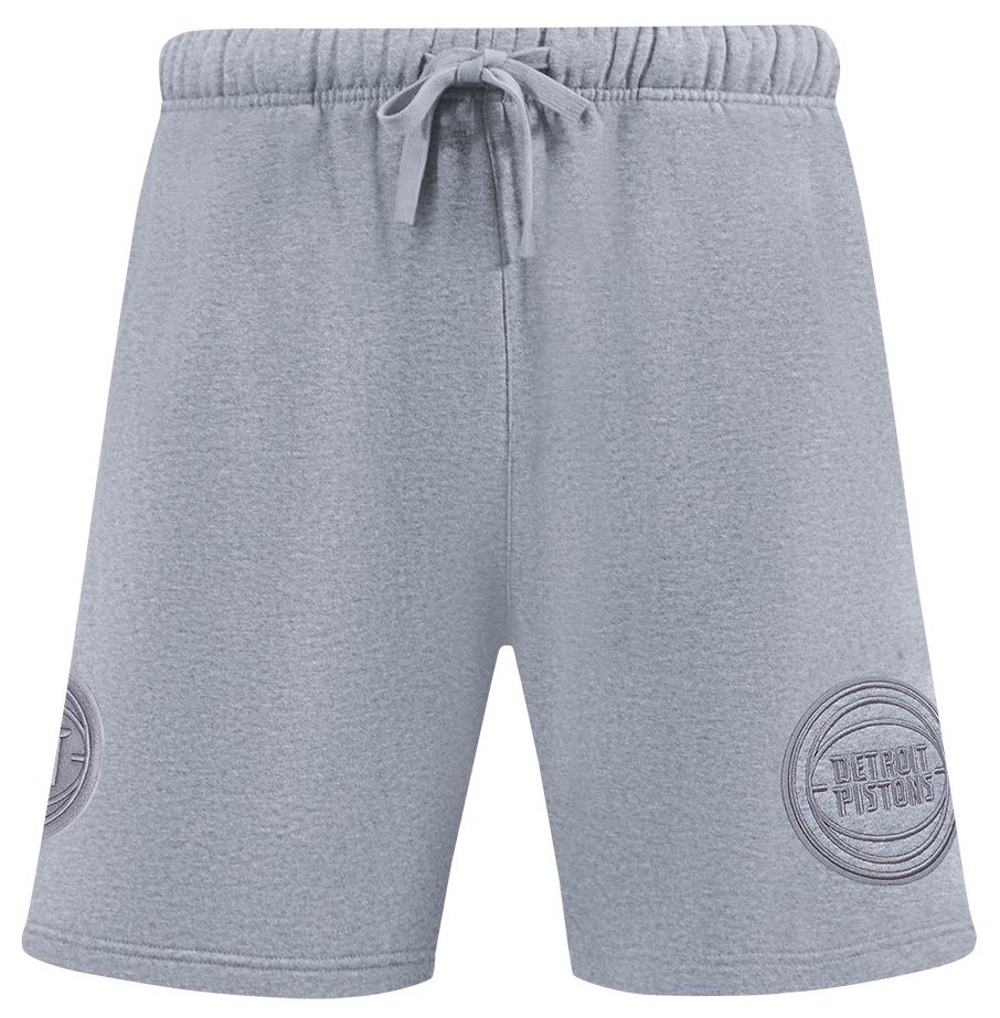 Pro Standard Men's Detroit Pistons Gray Neutral Fleece Shorts product image