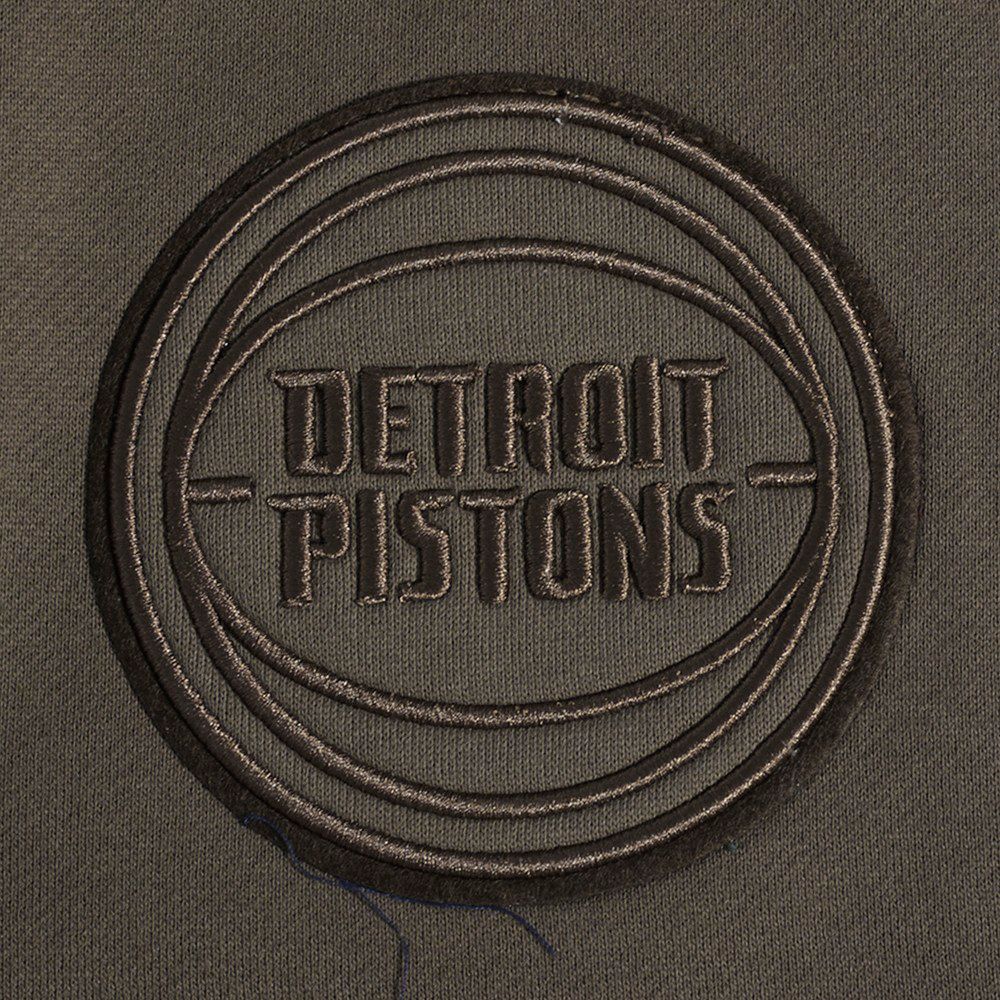 Pro Standard Men's Detroit Pistons Taupe Neutral Fleece Shorts product image