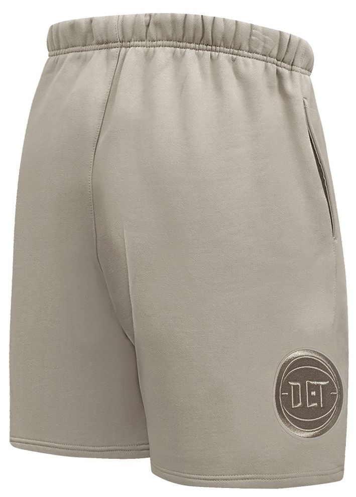 Pro Standard Men's Detroit Pistons Taupe Neutral Fleece Shorts product image