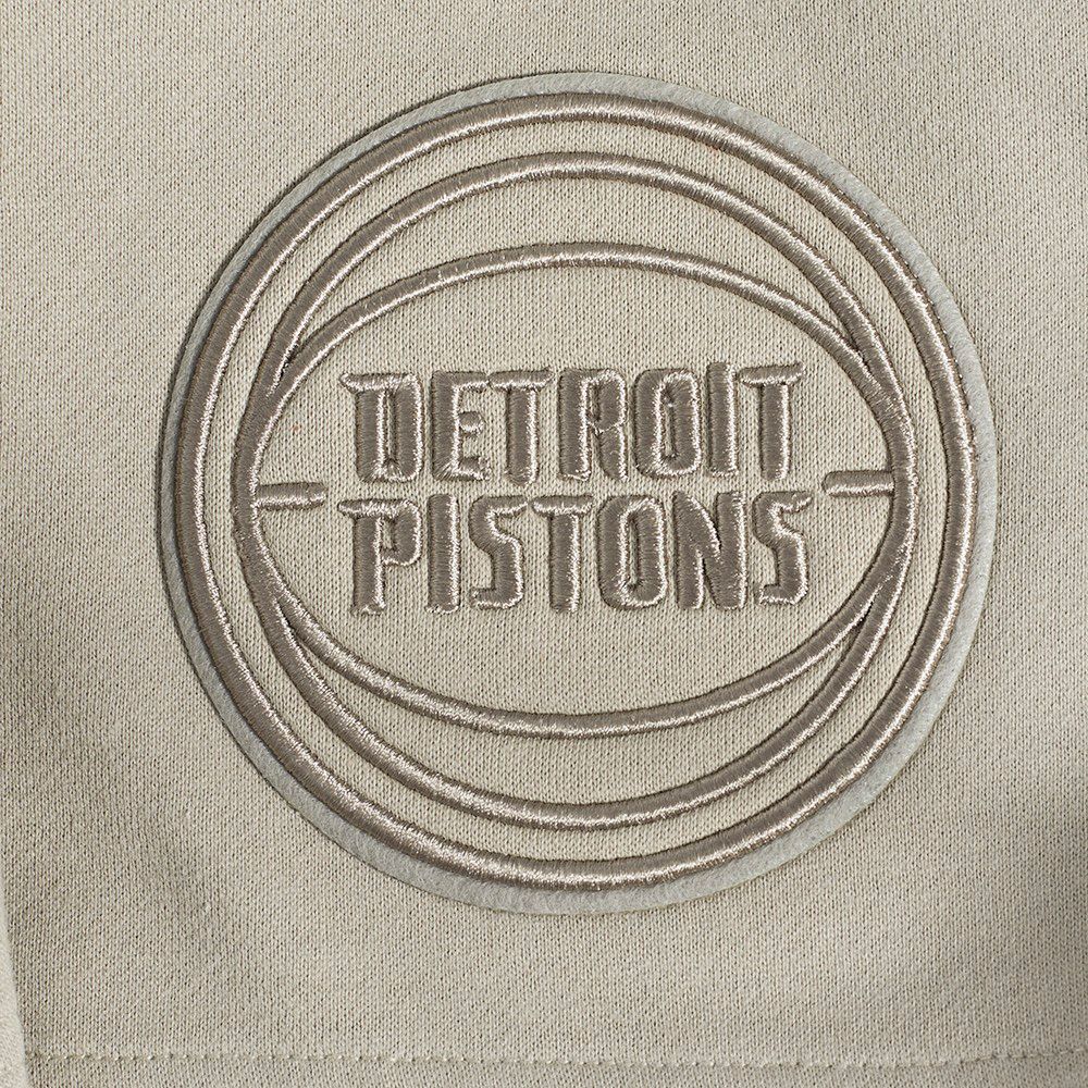 Pro Standard Men's Detroit Pistons Taupe Neutral Fleece Shorts product image