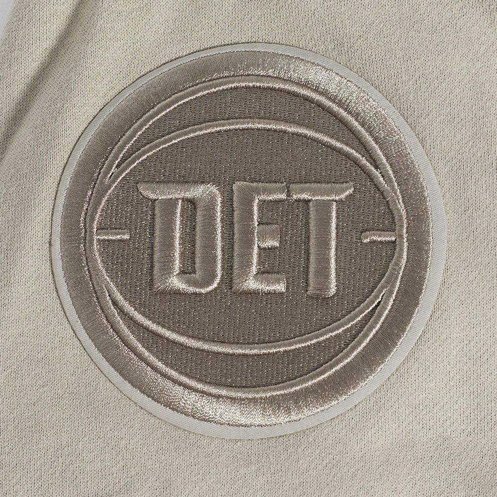 Pro Standard Men's Detroit Pistons Taupe Neutral Fleece Shorts product image