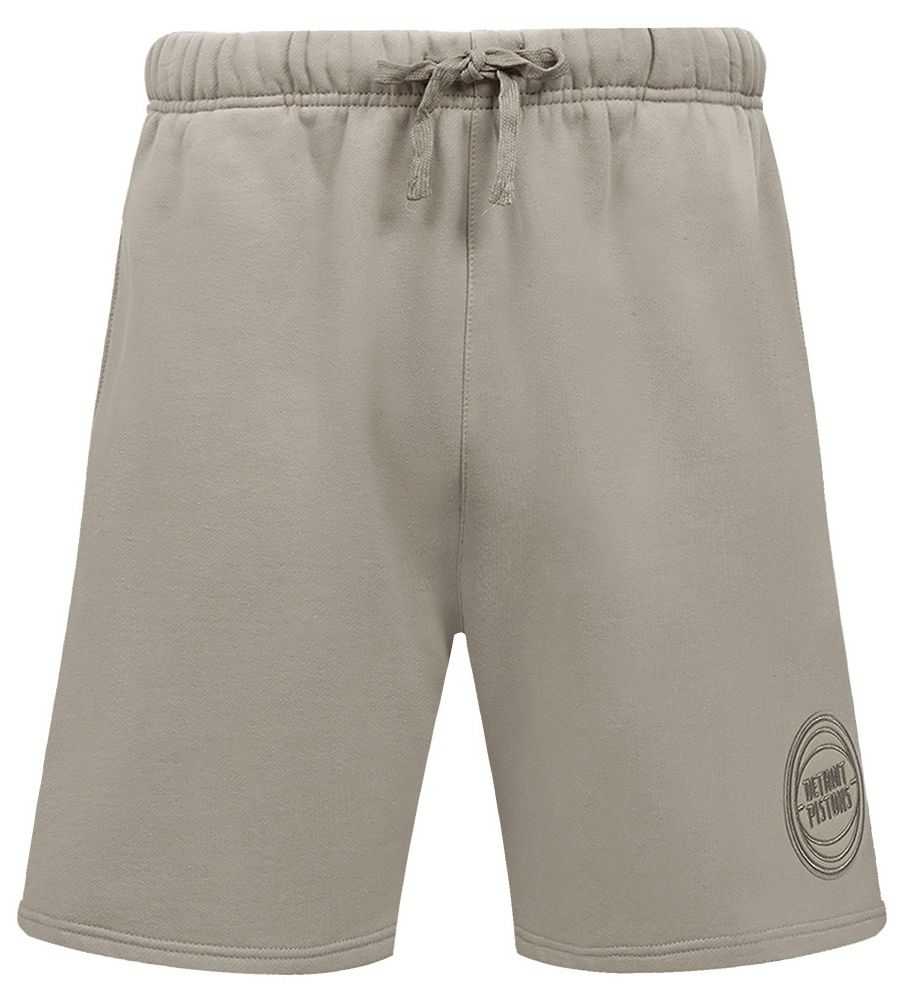 Pro Standard Men's Detroit Pistons Taupe Neutral Fleece Shorts product image