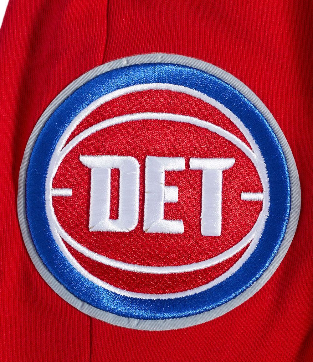 Pro Standard Men's Detroit Pistons Red Script Tail Rib Fleece Sweatpants product image