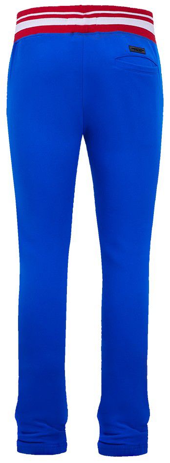 Pro Standard Men's Detroit Pistons Blue Mash Up Rib Fleece Sweatpants product image