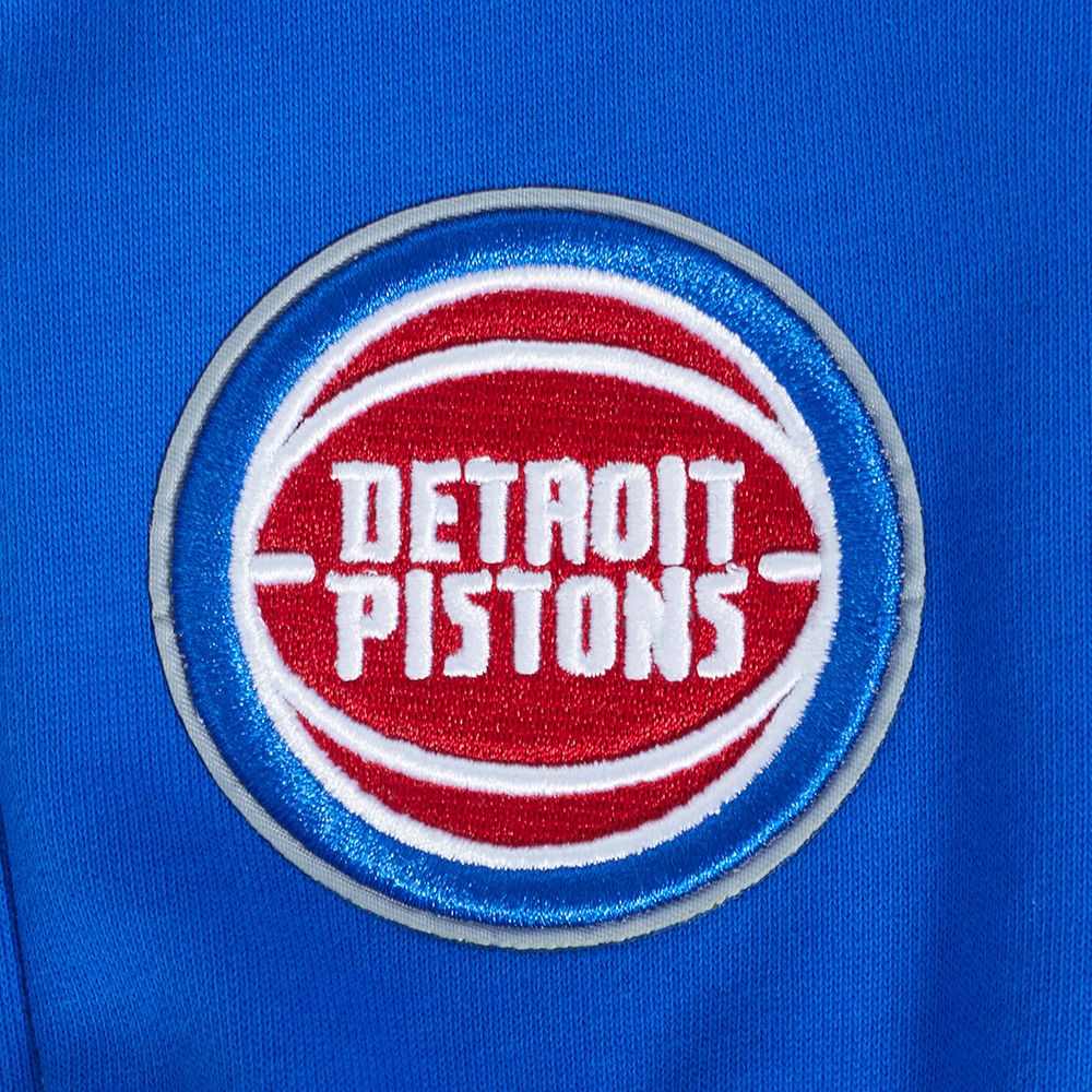 Pro Standard Men's Detroit Pistons Blue Mash Up Rib Fleece Sweatpants product image