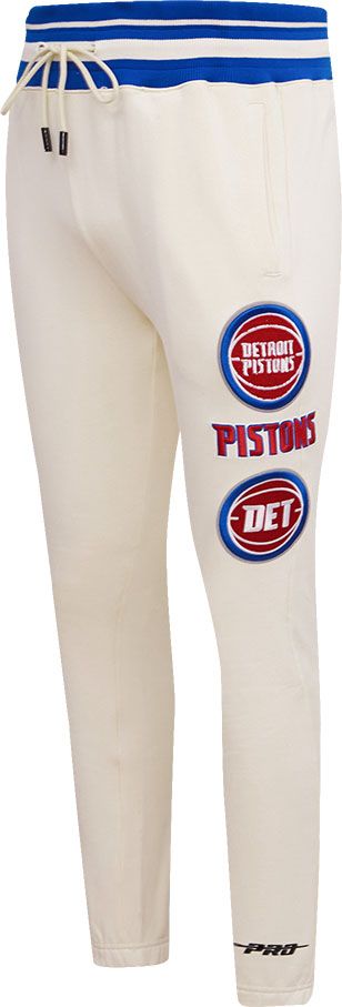 Pro Standard Adult Detroit Pistons White Retro Fleece Sweatpants product image