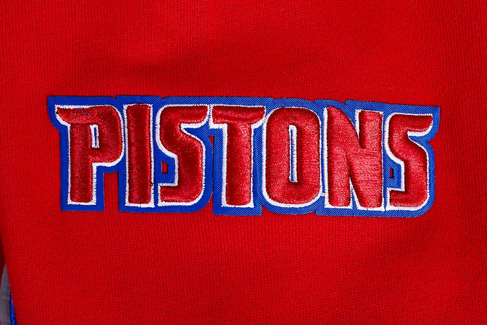 Pro Standard Men's Detroit Pistons Red Script Tail Fleece Pullover Hoodie product image