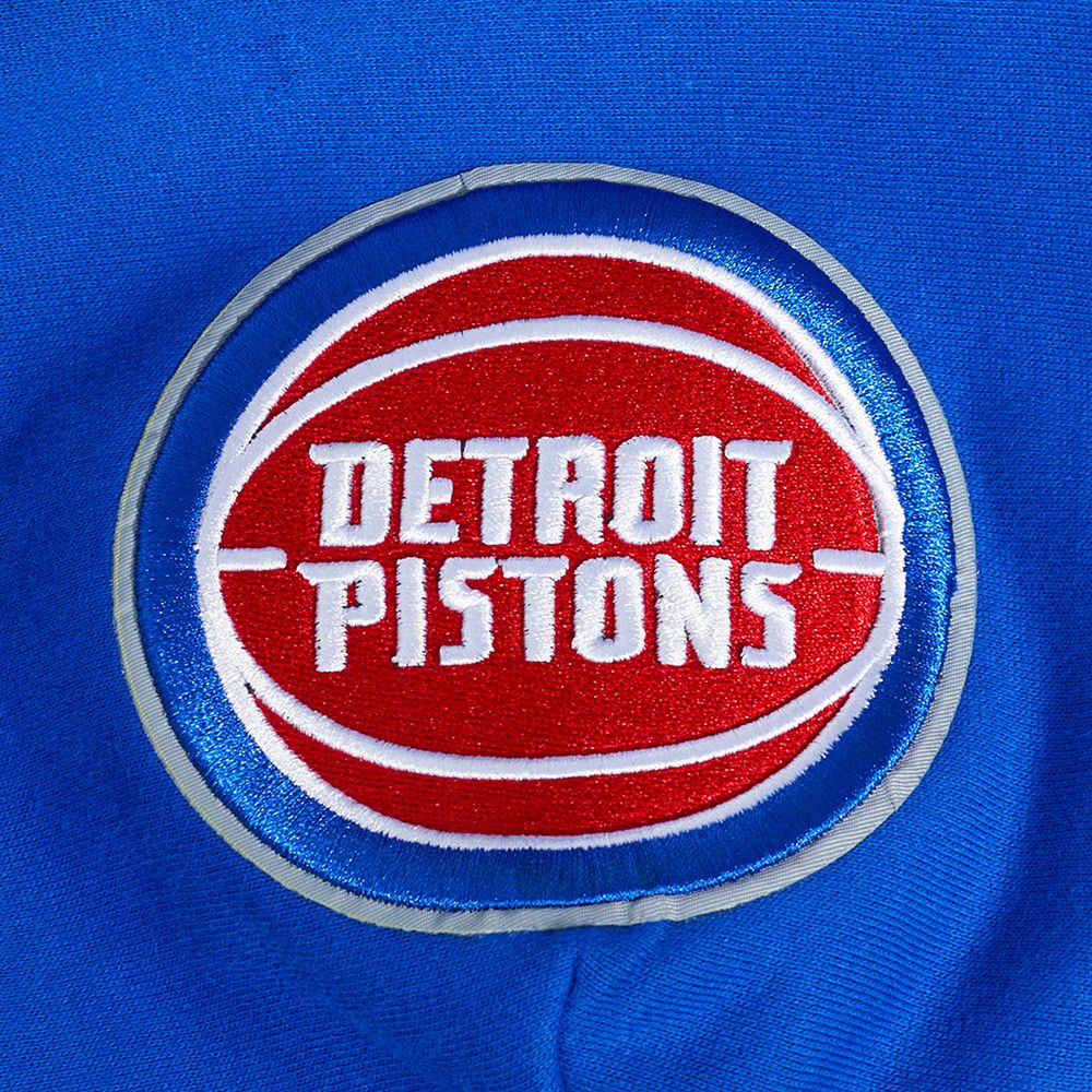 Pro Standard Men's Detroit Pistons Blue Wing Span Drop Fleece Hoodie product image