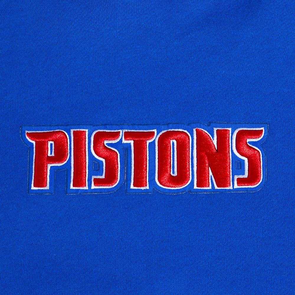 Pro Standard Men's Detroit Pistons Blue Wing Span Drop Fleece Hoodie product image