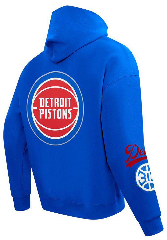 Pro Standard Men's Detroit Pistons Blue Living Large Hoodie product image