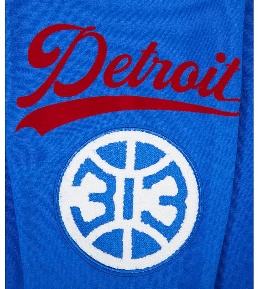 Pro Standard Men's Detroit Pistons Blue Living Large Hoodie product image