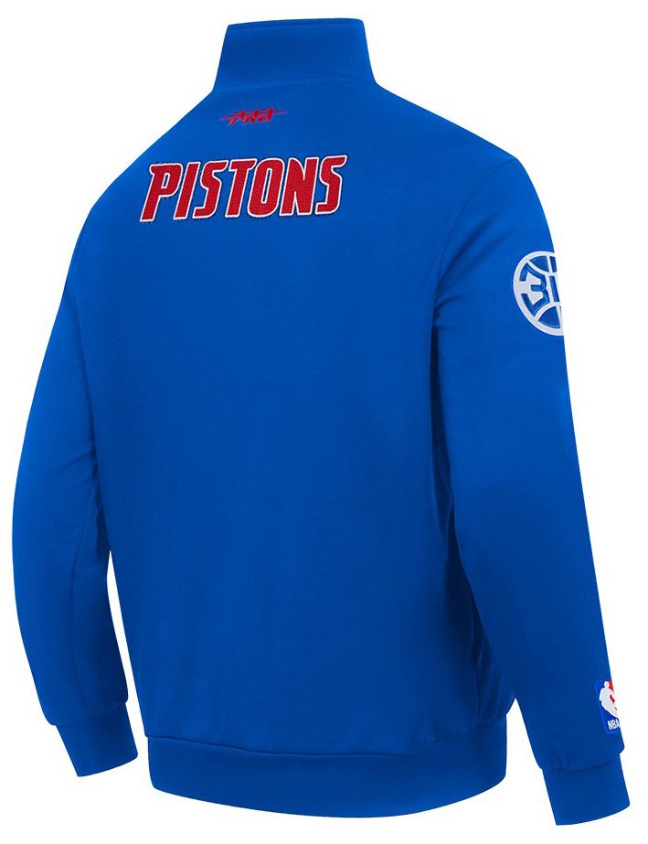 Pro Standard Men's Detroit Pistons Blue Arch 1/4 Zip Pullover product image