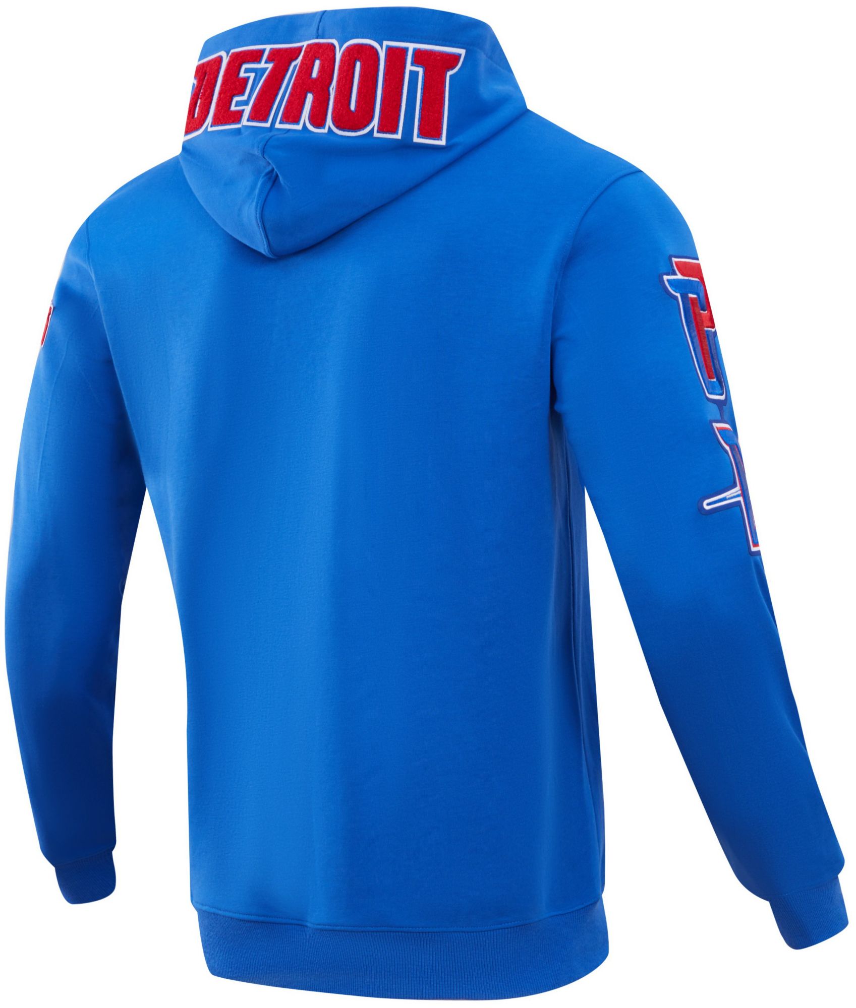 Pro Standard Men's Detroit Pistons Chenille Blue Hoodie product image