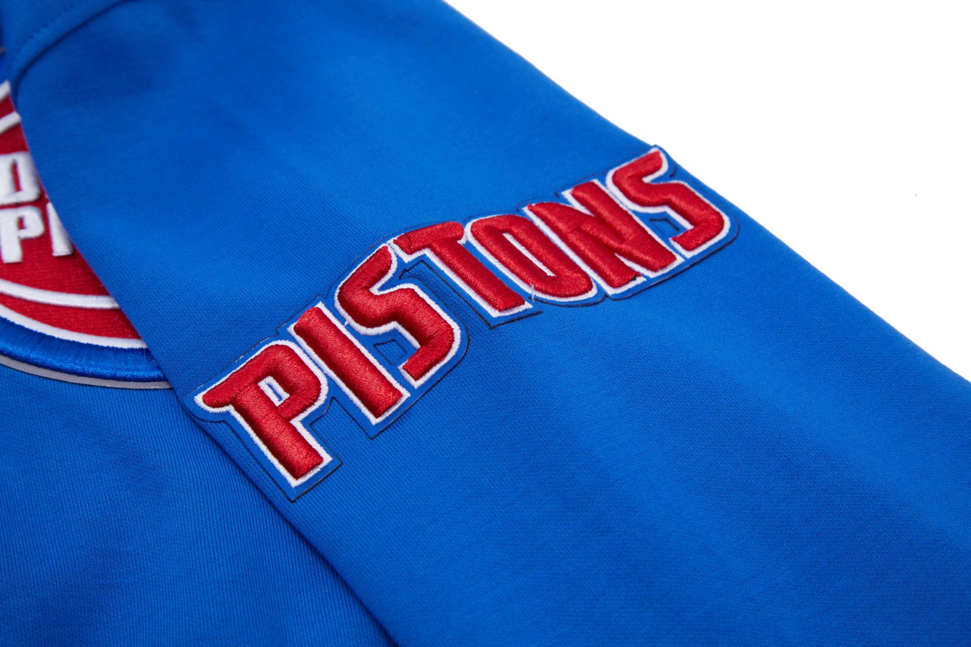 Pro Standard Men's Detroit Pistons Chenille Blue Hoodie product image
