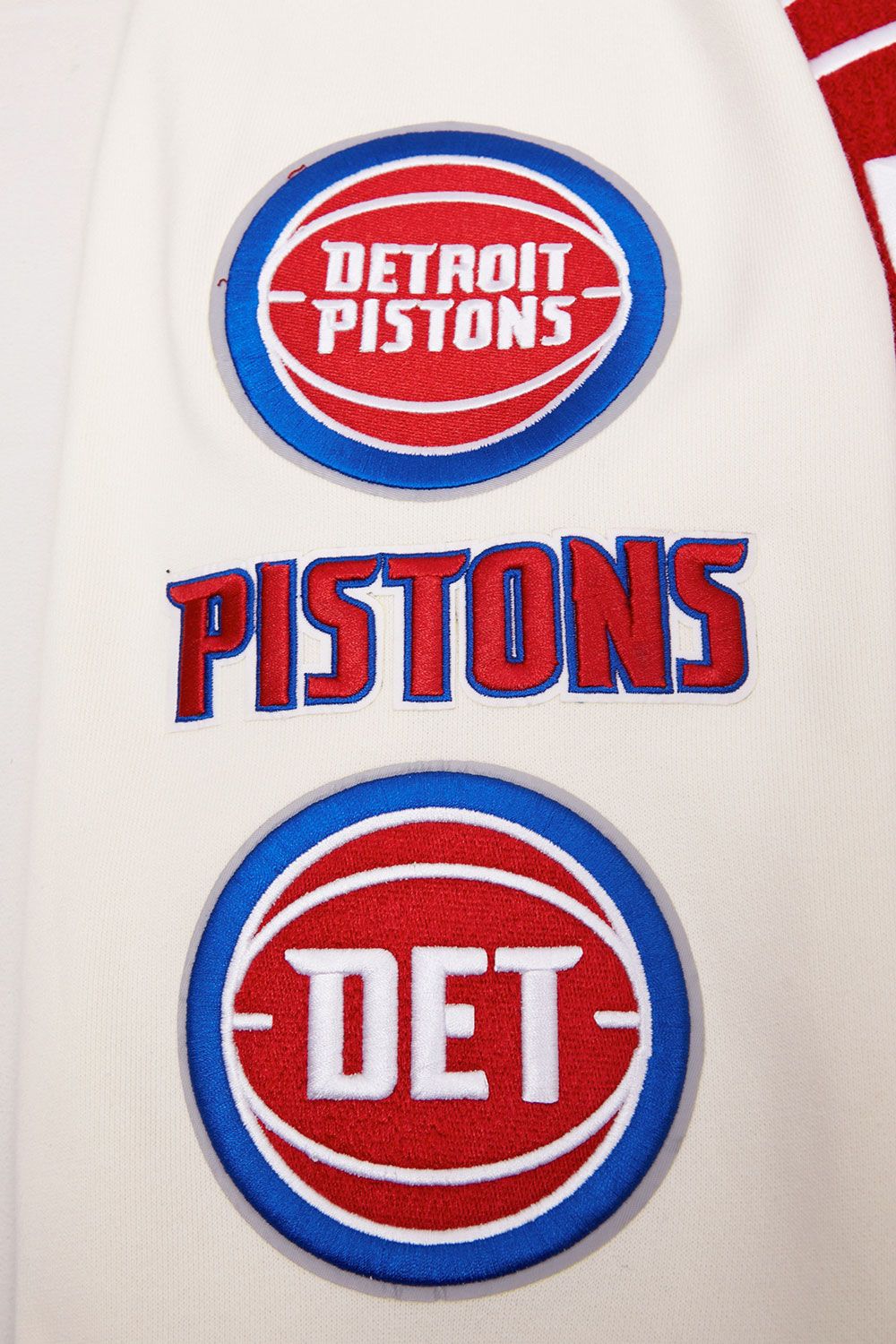 Pro Standard Adult Detroit Pistons White Retro Hoodie product image