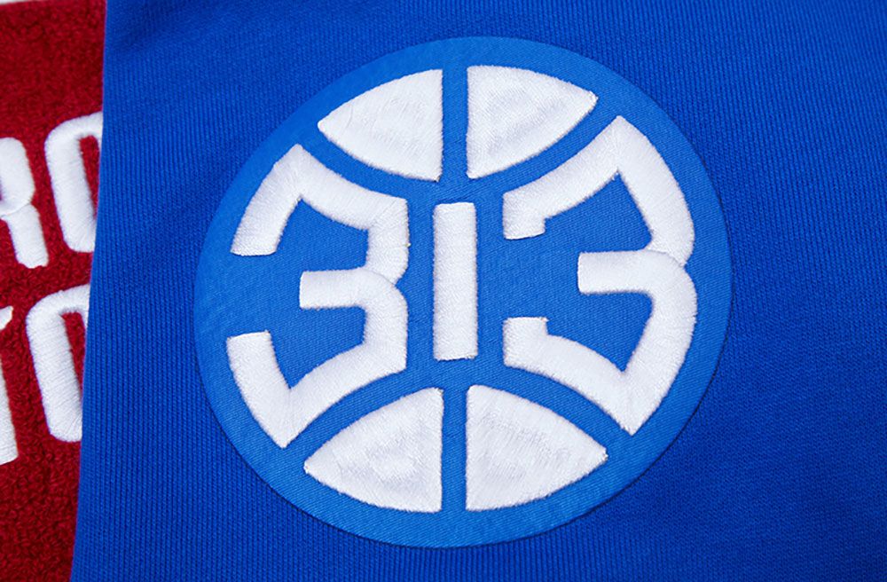 Pro Standard Adult Detroit Pistons Blue Retro Hoodie product image