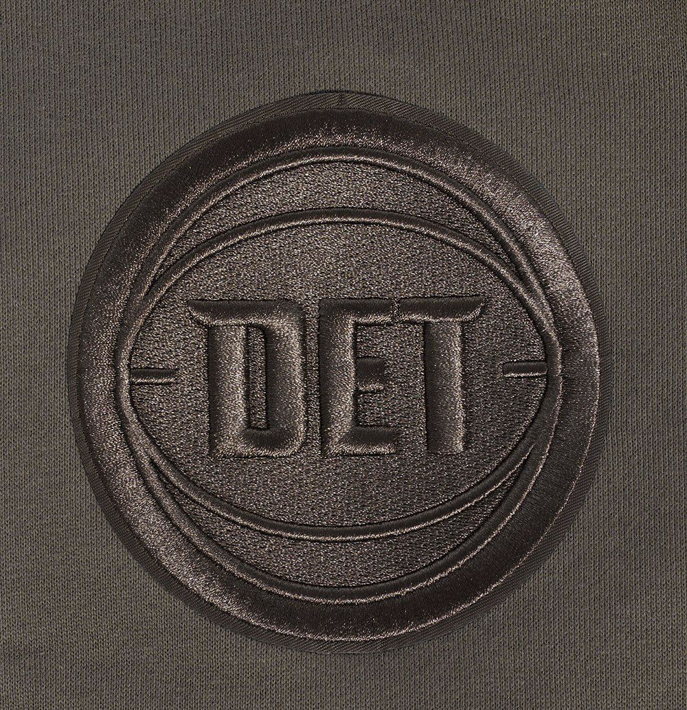 Pro Standard Men's Detroit Pistons Taupe Neutral Drop Fleece Hoodie product image