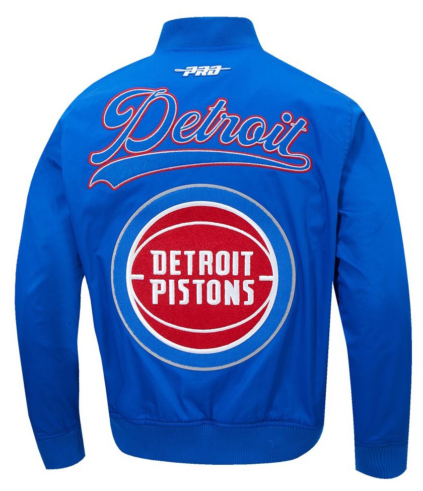 Pro Standard Men's Detroit Pistons Blue Living Large Jacket product image