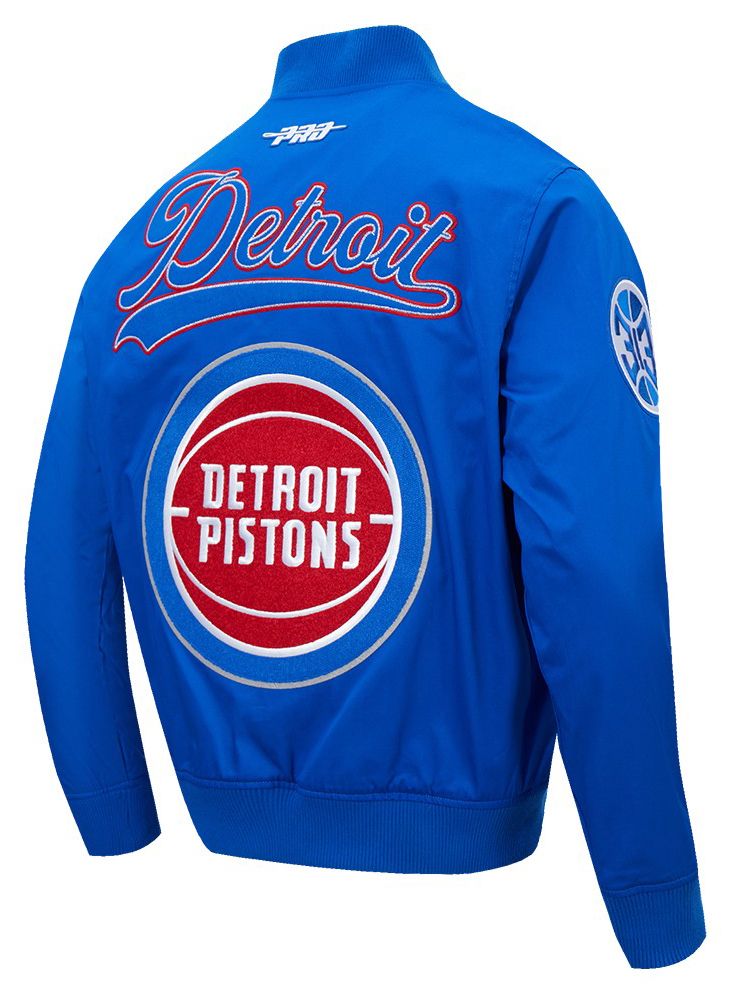 Pro Standard Men's Detroit Pistons Blue Living Large Jacket product image