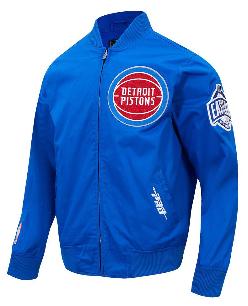 Pro Standard Men's Detroit Pistons Blue Living Large Jacket product image