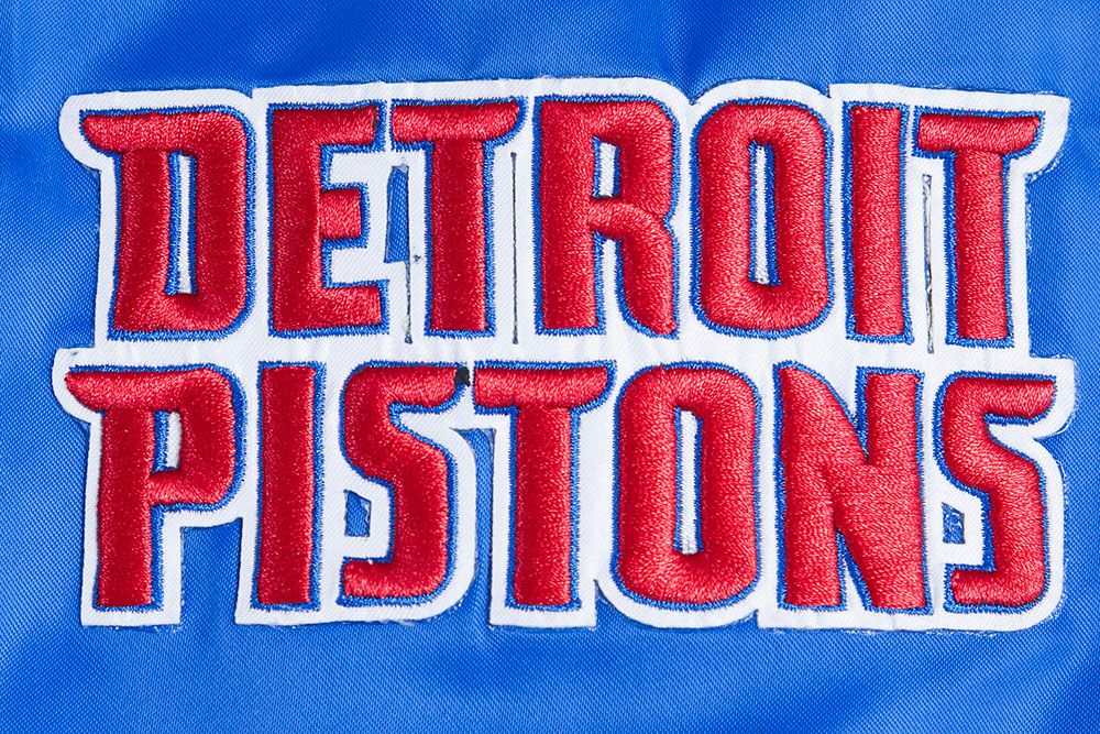 Pro Standard Adult Detroit Pistons Blue Retro Classic Satin Jacket product image