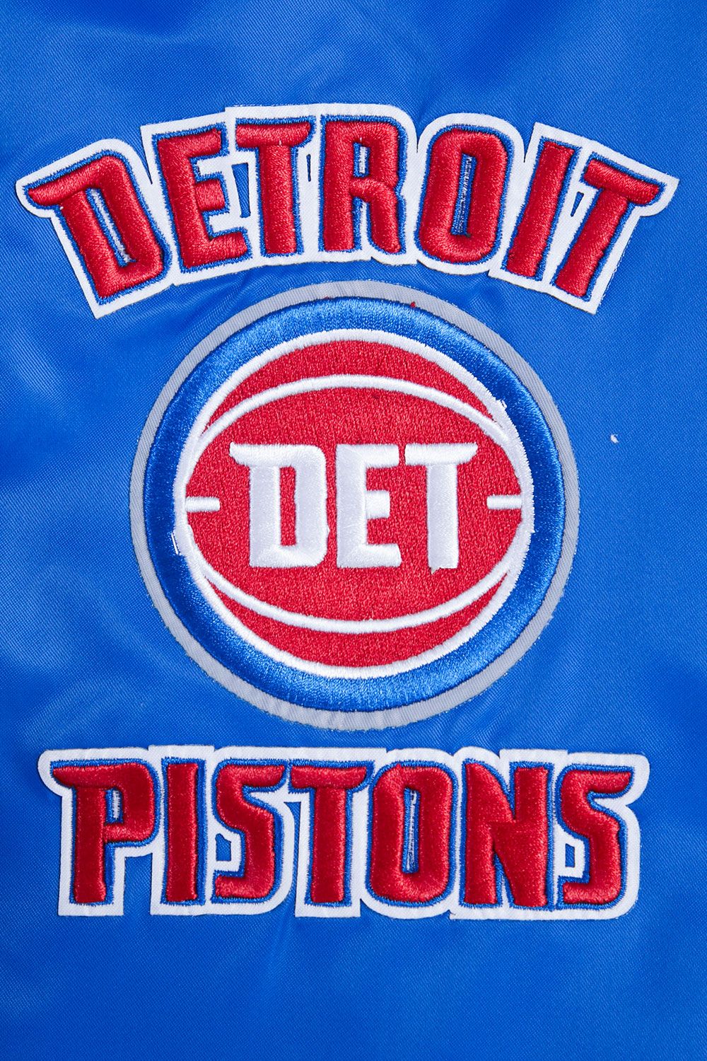 Pro Standard Adult Detroit Pistons Blue Retro Classic Satin Jacket product image