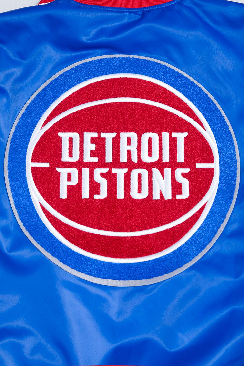 Pro Standard Adult Detroit Pistons Blue Retro Classic Satin Jacket product image