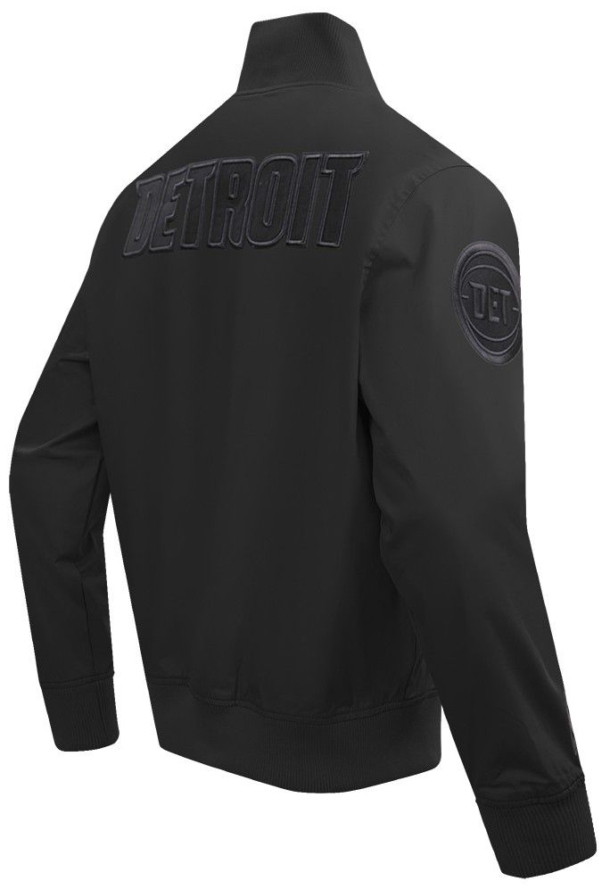 Pro Standard Men's Detroit Pistons Black Neutral Twill Jacket product image