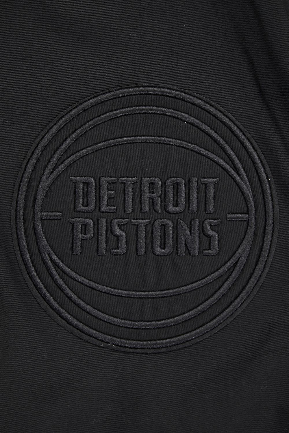 Pro Standard Men's Detroit Pistons Black Neutral Twill Jacket product image