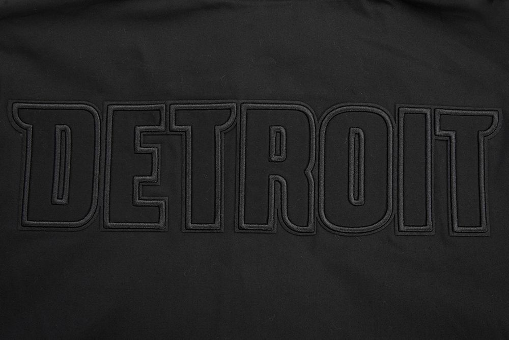 Pro Standard Men's Detroit Pistons Black Neutral Twill Jacket product image