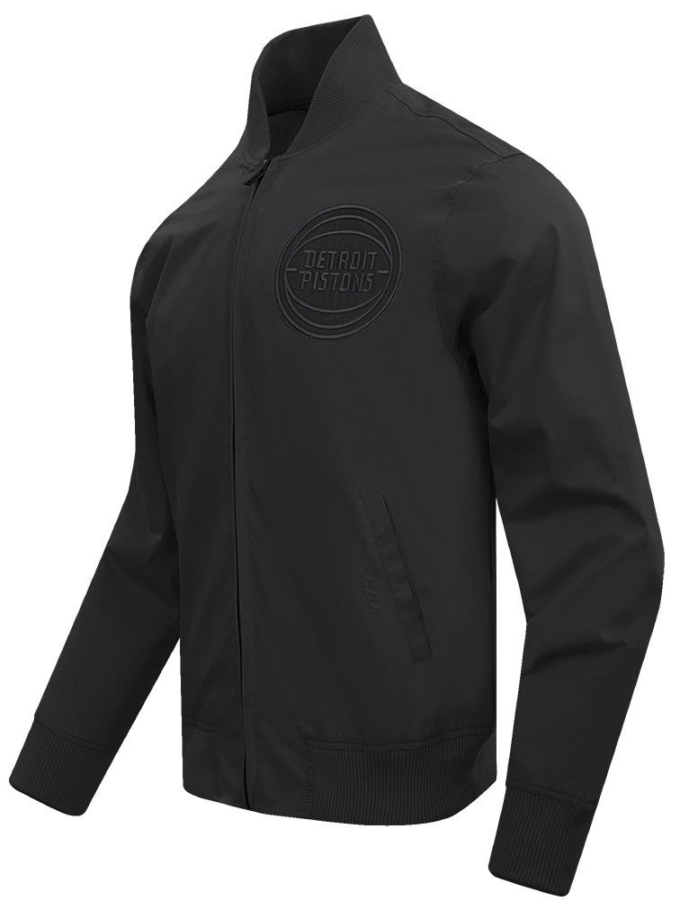 Pro Standard Men's Detroit Pistons Black Neutral Twill Jacket product image