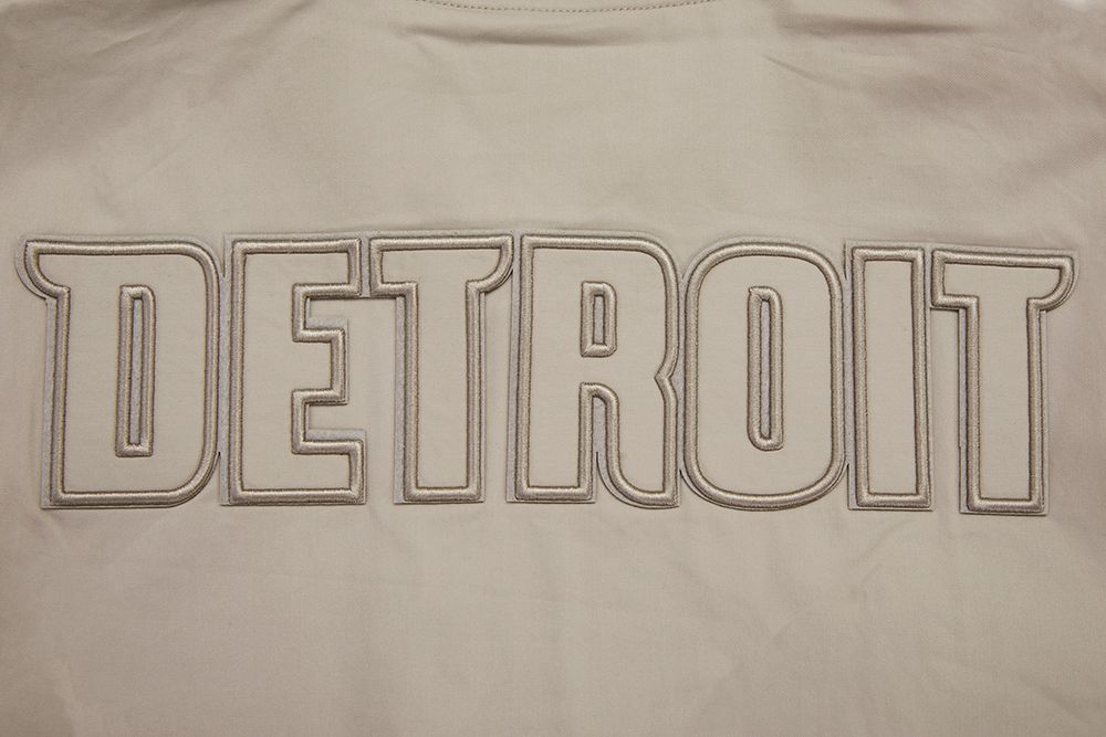 Pro Standard Men's Detroit Pistons Taupe Neutral Twill Jacket product image