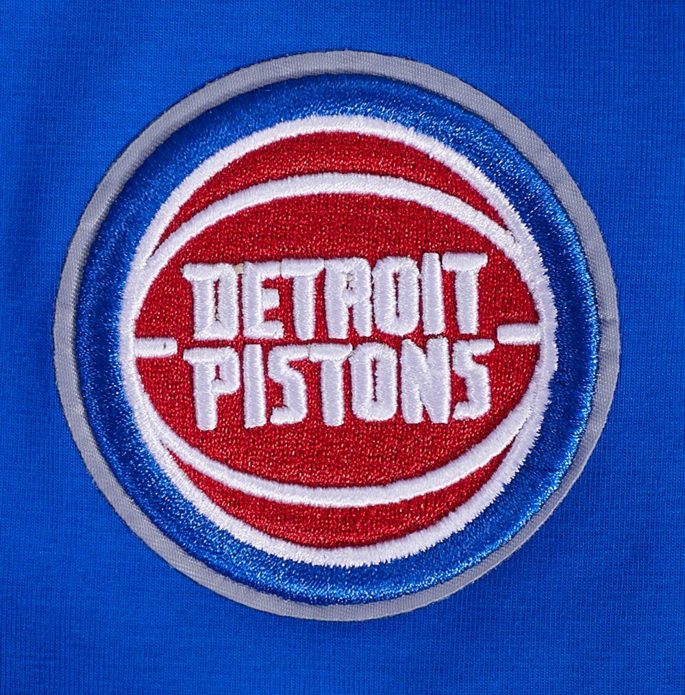 Pro Standard Women's Detroit Pistons Blue Script Tail Boxy T-Shirt product image