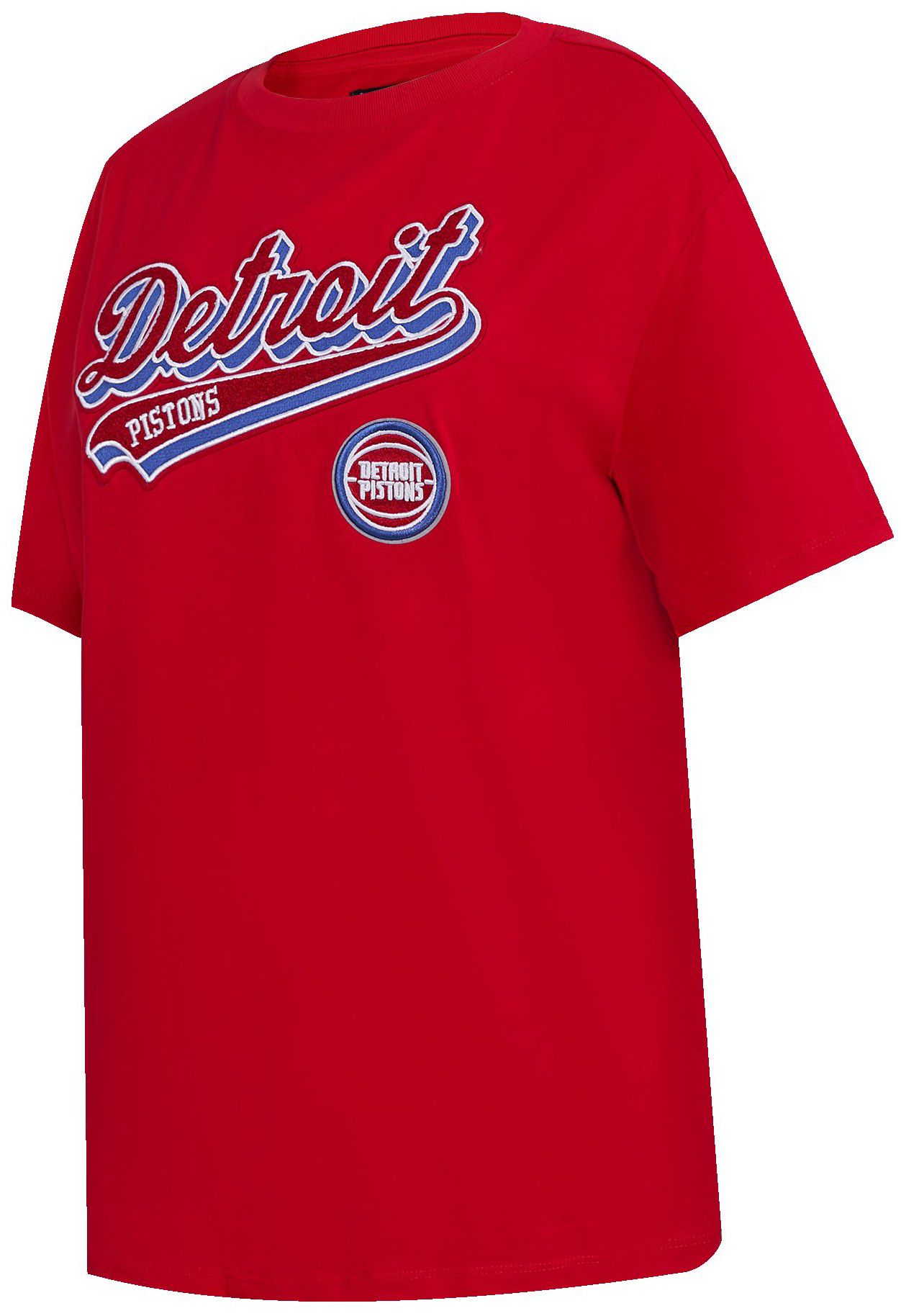 Pro Standard Women's Detroit Pistons Script Red T-Shirt product image