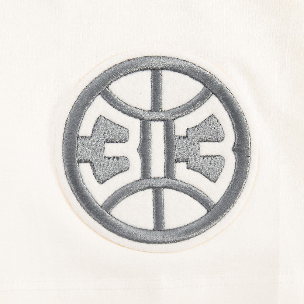 Pro Standard Women's Detroit Pistons Off White Street Team Slim T-Shirt product image