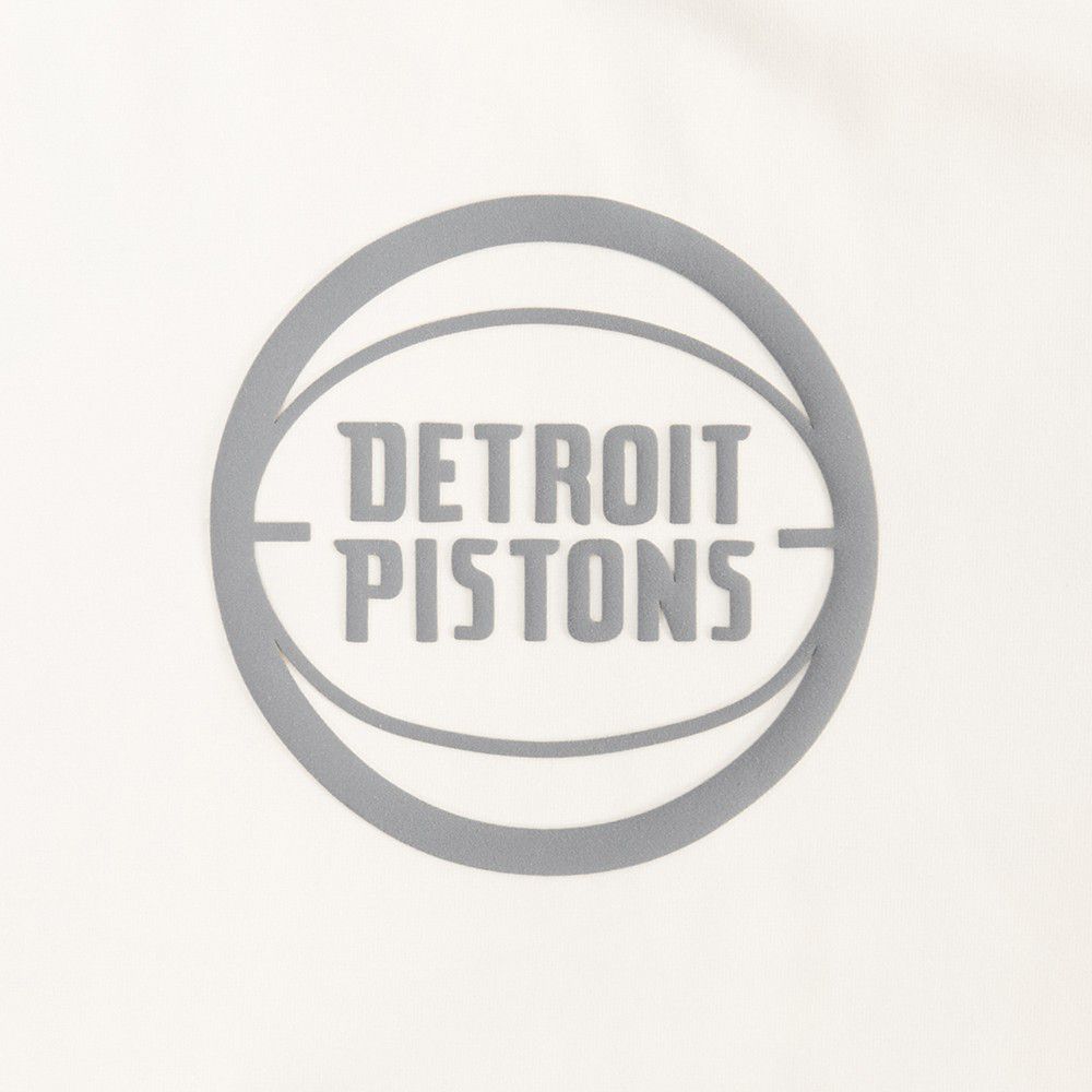 Pro Standard Women's Detroit Pistons Off White Street Team Slim T-Shirt product image