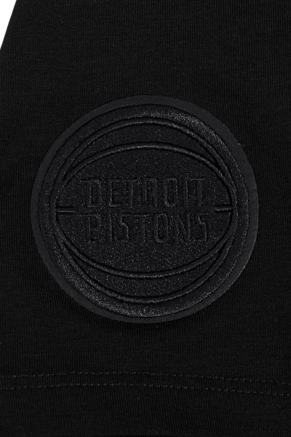 Pro Standard Women's Detroit Pistons Black Neutral Boxy Cropped T-Shirt product image