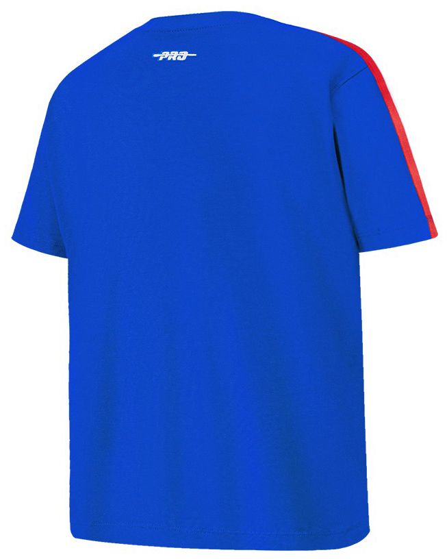 Pro Standard Youth Detroit Pistons Blue Retro Classic Taping T-Shirt product image