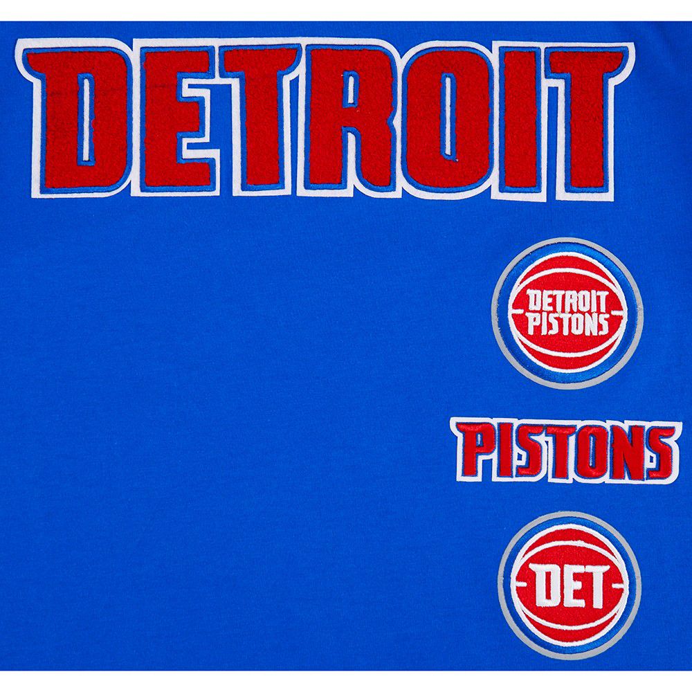 Pro Standard Youth Detroit Pistons Blue Retro Classic Taping T-Shirt product image