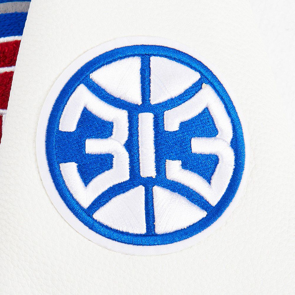 Pro Standard Youth Detroit Pistons Blue Wool Varsity Jacket product image