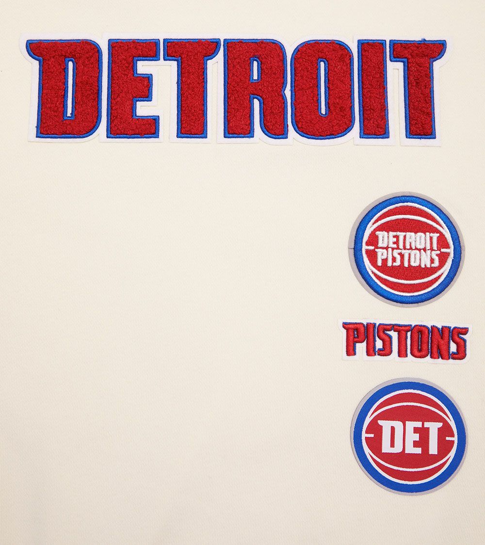 Pro Standard Women's Detroit Pistons Ribbed Crewneck Sweatshirt product image