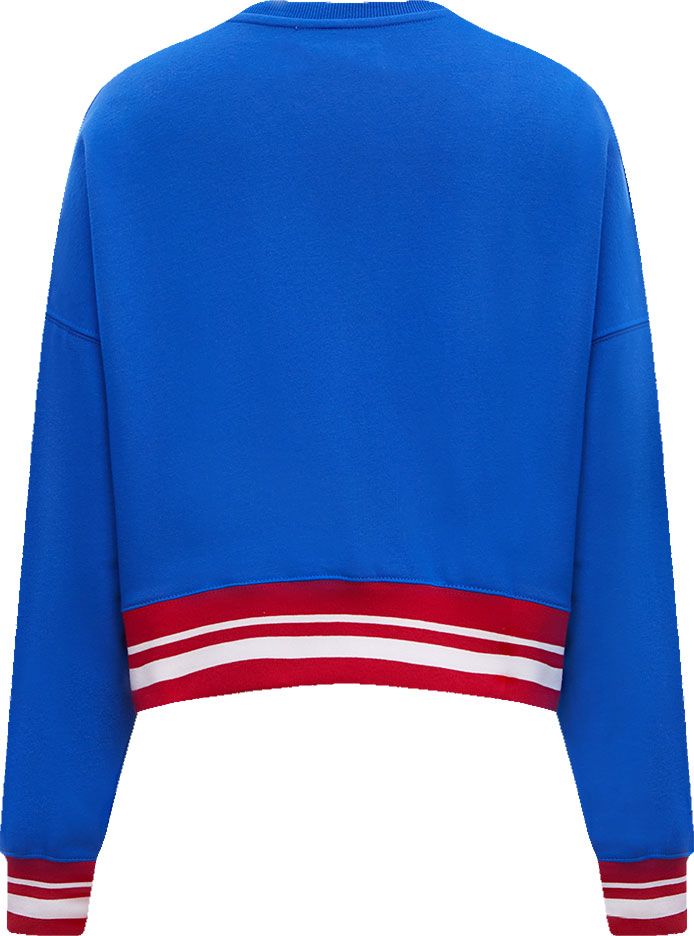 Pro Standard Women's Detroit Pistons Ribbed Crewneck Sweatshirt product image