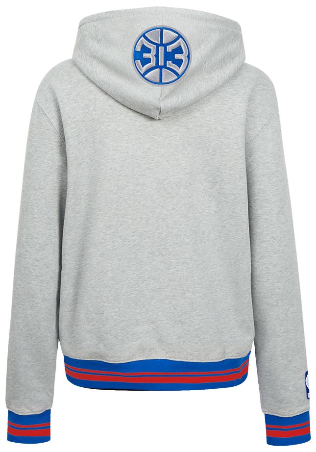 Pro Standard Women's Detroit Pistons Grey Crest Emblem Hoodie product image