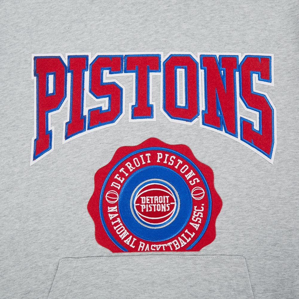 Pro Standard Women's Detroit Pistons Grey Crest Emblem Hoodie product image